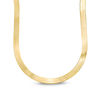 Thumbnail Image 1 of Ladies' 6.0mm Herringbone Chain Necklace in 14K Gold - 20"