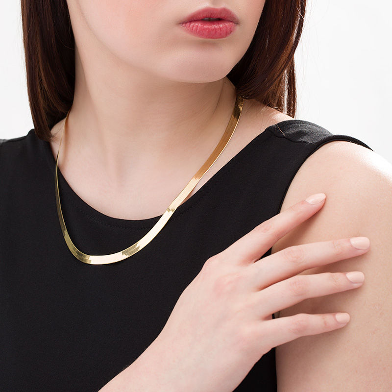 Women's herringbone best sale chain
