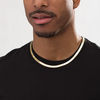 Thumbnail Image 3 of Ladies' 6.0mm Herringbone Chain Necklace in 14K Gold - 20"