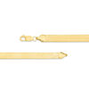 Thumbnail Image 4 of Ladies' 6.0mm Herringbone Chain Necklace in 14K Gold - 20"