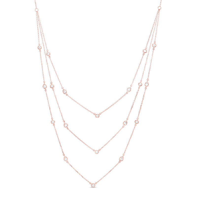 Isadora Layered Chain Necklace – Sterling Forever