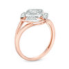 Thumbnail Image 2 of 0.25 CT. T.W. Diamond Cushion Frame Vintage-Style Ring in 10K Two-Tone Gold