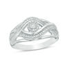 Thumbnail Image 1 of Diamond Accent Bypass Open Ring in Sterling Silver