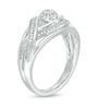 Thumbnail Image 3 of Diamond Accent Bypass Open Ring in Sterling Silver