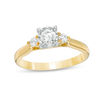 Thumbnail Image 0 of 0.50 CT. T.W. Diamond Past Present Future® Engagement Ring in 10K Gold