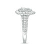 Thumbnail Image 4 of 1.50 CT. T.W. Diamond Pear-Shaped Double Frame Engagement Ring in 10K White Gold