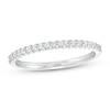 Thumbnail Image 1 of 0.15 CT. T.W. Diamond Anniversary Band in 10K White Gold - Size 4