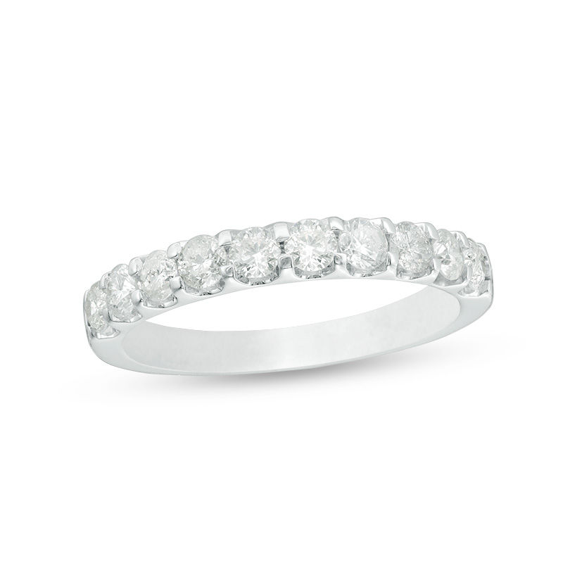 0.80 CT. T.W. Diamond Band in 10K White Gold|Peoples Jewellers