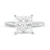 Thumbnail Image 4 of 3.00 CT. Certified Princess-Cut Diamond Solitaire Engagement Ring in 14K White Gold (J/I1)