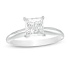 Thumbnail Image 0 of 1.20 CT. Certified Princess-Cut Diamond Solitaire Engagement Ring in 14K White Gold (J/I1)