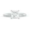Thumbnail Image 3 of 1.20 CT. Certified Princess-Cut Diamond Solitaire Engagement Ring in 14K White Gold (J/I1)