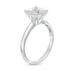 Thumbnail Image 3 of 1.50 CT. Certified Princess-Cut Diamond Solitaire Engagement Ring in 14K White Gold (J/I1)