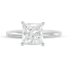 Thumbnail Image 3 of 2.00 CT. Certified Princess-Cut Diamond Solitaire Engagement Ring in 14K White Gold (J/I1)