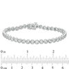 Thumbnail Image 2 of 0.23 CT. T.W. Diamond Tennis Bracelet in Sterling Silver