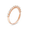 Thumbnail Image 2 of Lab-Created White Sapphire Band in 10K Rose Gold
