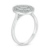 Thumbnail Image 2 of 0.33 CT. T.W. Composite Diamond Double Oval Frame Ring in 10K White Gold