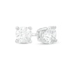 Thumbnail Image 0 of 0.50 CT. T.W. Certified Canadian Diamond Solitaire Stud Earrings in Platinum (H/VS2)