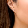 Thumbnail Image 2 of 0.50 CT. T.W. Certified Canadian Diamond Solitaire Stud Earrings in Platinum (H/VS2)
