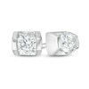 1.00 CT. T.W. Certified Canadian Diamond Solitaire Stud Earrings in 14K White Gold (I/I1)