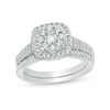 Thumbnail Image 1 of 0.56 CT. T.W. Diamond Double Frame Bridal Set in 10K White Gold