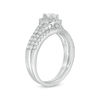 Thumbnail Image 3 of 0.45 CT. T.W. Princess-Cut Diamond Frame Bridal Set in 10K White Gold