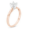 Thumbnail Image 2 of 0.50 CT. Princess-Cut Diamond Solitaire Engagement Ring in 14K Rose Gold