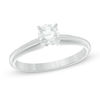 Thumbnail Image 1 of 0.50 CT. Diamond Solitaire Engagement Ring in 14K White Gold (J/I3)