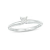Thumbnail Image 1 of 0.20 CT. Princess-Cut Diamond Solitaire Engagement Ring in 14K White Gold
