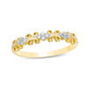 Thumbnail Image 0 of 0.066 CT. T.W. Diamond Filigree Stackable Band in 10K Gold