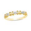 Thumbnail Image 0 of 0.066 CT. T.W. Diamond Filigree Stackable Band in 10K Gold