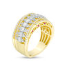 Thumbnail Image 1 of Peoples 100-Year Anniversary 1.23 CT. T.W. Diamond Marquise Slant Ring in 14K Two-Tone Gold