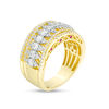 Thumbnail Image 2 of Peoples 100-Year Anniversary 1.23 CT. T.W. Diamond Marquise Slant Ring in 14K Two-Tone Gold