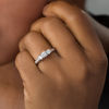 Thumbnail Image 2 of 0.69 CT. T.W. Diamond Three Stone Engagement Ring in 10K White Gold