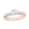 Thumbnail Image 1 of Vera Wang Love Collection 0.60 CT. T.W. Diamond Frame Engagement Ring in 14K Two-Tone Gold