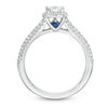Thumbnail Image 3 of Vera Wang Love Collection 0.70 CT. T.W. Diamond Frame Split Shank Engagement Ring in 14K White Gold