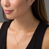 Thumbnail Image 2 of 0.23 CT. T.W. Diamond Solitaire Twist Pendant and Stud Earrings Set in 10K Gold