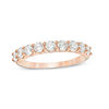Thumbnail Image 0 of 0.95 CT. T.W. Diamond Nine Stone Anniversary Band in 10K Rose Gold