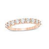 Thumbnail Image 1 of 0.95 CT. T.W. Diamond Nine Stone Anniversary Band in 10K Rose Gold