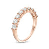 Thumbnail Image 2 of 0.95 CT. T.W. Diamond Nine Stone Anniversary Band in 10K Rose Gold
