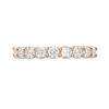 Thumbnail Image 4 of 0.95 CT. T.W. Diamond Nine Stone Anniversary Band in 10K Rose Gold
