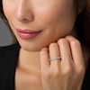 Thumbnail Image 2 of 0.37 CT. T.W. Diamond Wedding Band in 10K White Gold