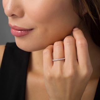 0.37 CT. T.W. Diamond Wedding Band in 10K Rose Gold