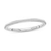 Thumbnail Image 0 of Ladies' 1.5mm Vintage-Style Wedding Band in 14K White Gold