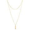 Italian Gold Double Strand Choker Necklace in 14K Gold - 16"