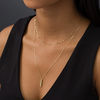 Thumbnail Image 2 of Double Strand Choker Necklace in 14K Gold - 16"