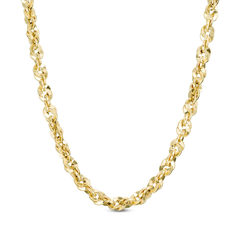 4.0mm Sparkle Chain Necklace in 14K Gold - 27.5"