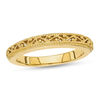 Thumbnail Image 1 of Ladies' 3.0mm Filigree Vintage-Style Wedding Band in 14K Gold
