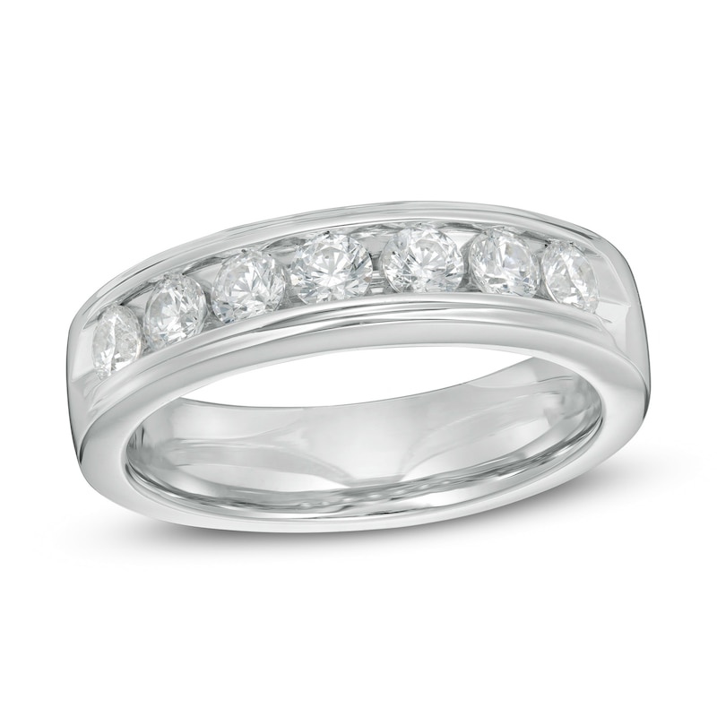Men's CT. T.W. Certified Canadian Diamond Wedding Band in 14K Gold (I/I1)|Peoples Jewellers