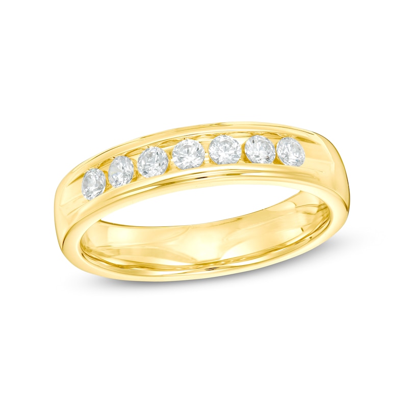 0.50 CT. T.W. Certified Canadian Diamond Wedding Band in 14K Gold (I/I1)