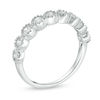 Thumbnail Image 3 of 0.45 CT. T.W. Diamond Vintage-Style Nine Stone Anniversary Band in 10K White Gold